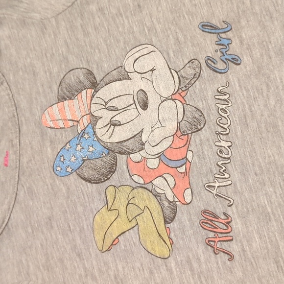 Disney Minnie Mouse All American Girl T-shirt - Picture 2 of 3